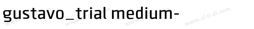 gustavo_trial medium字体转换